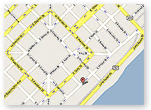 Map image of the Madison Club.